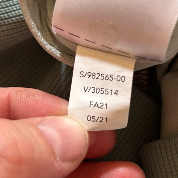 Athleta nolita slim tapered printed cropped pants size 2 seafoam green - Picture 13 of 13